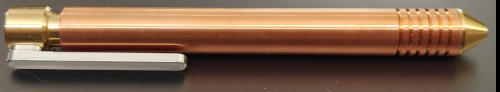 Autmog Stubby Grip and Clip Ballpoint (copper / brass)