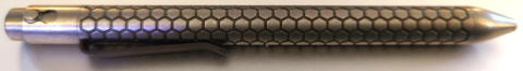 Nottingham TiButton Right-Hand Double-Lock Ballpoint (titanium: Killer Beez / So Much Greener / penetrator tip / black clip)